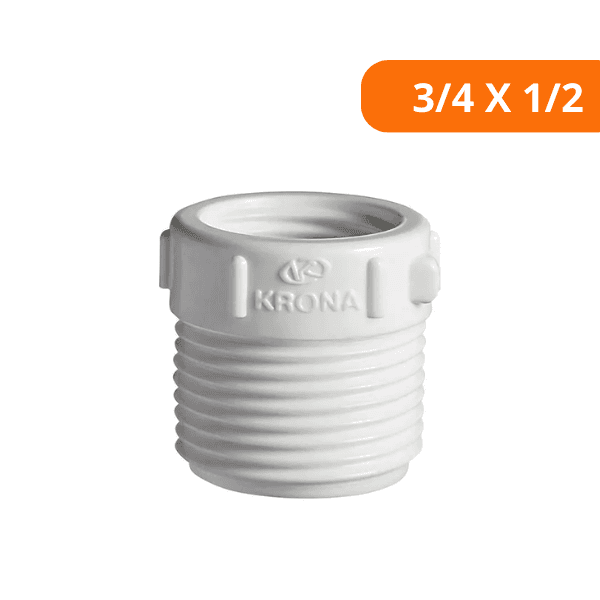 Bucha Redução Roscável 3/4 X 1/2 – Krona