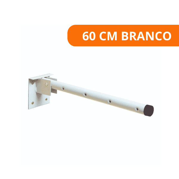 Suporte Varal 60 Cm Branco – Canal