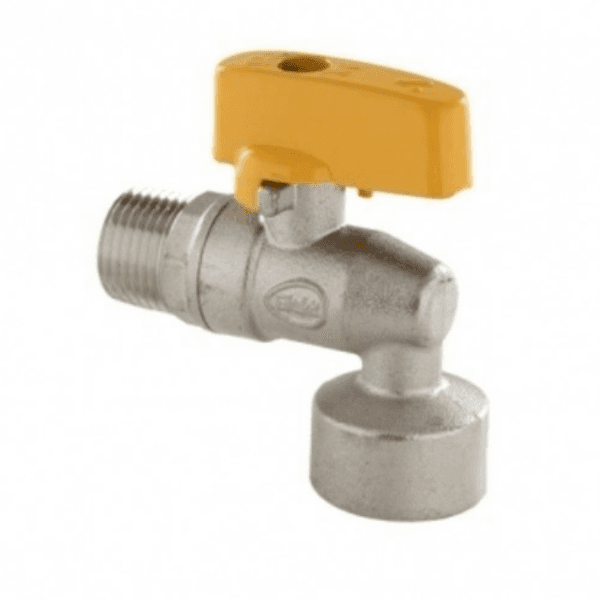 Registro Esfera 90 P/Gás 1/2 BSP (M) X 3/4 BSP (F) Blister C/ 1 Peça – Blukit