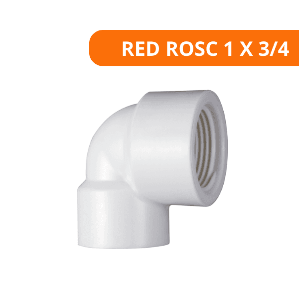 Joelho Redução Roscável 1 X 3/4 – Krona