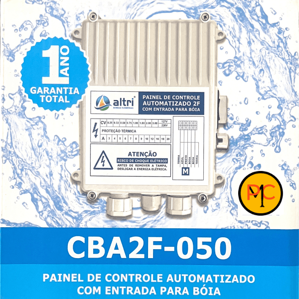 Altri Painel Para Bomba de Poço Com Entrada Para Boia 2 fios 0.50cv Mono 110v 8A