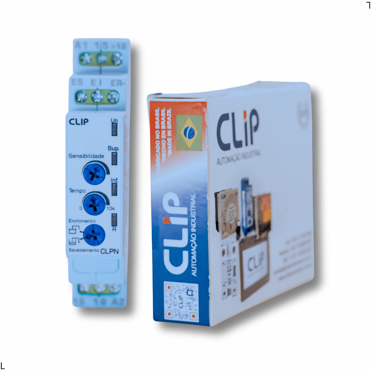Monitor de Nível Clip CLPN Controle de Enchimento e Esvaziamento, 12Vcc ou 24–242Vca/Vcc