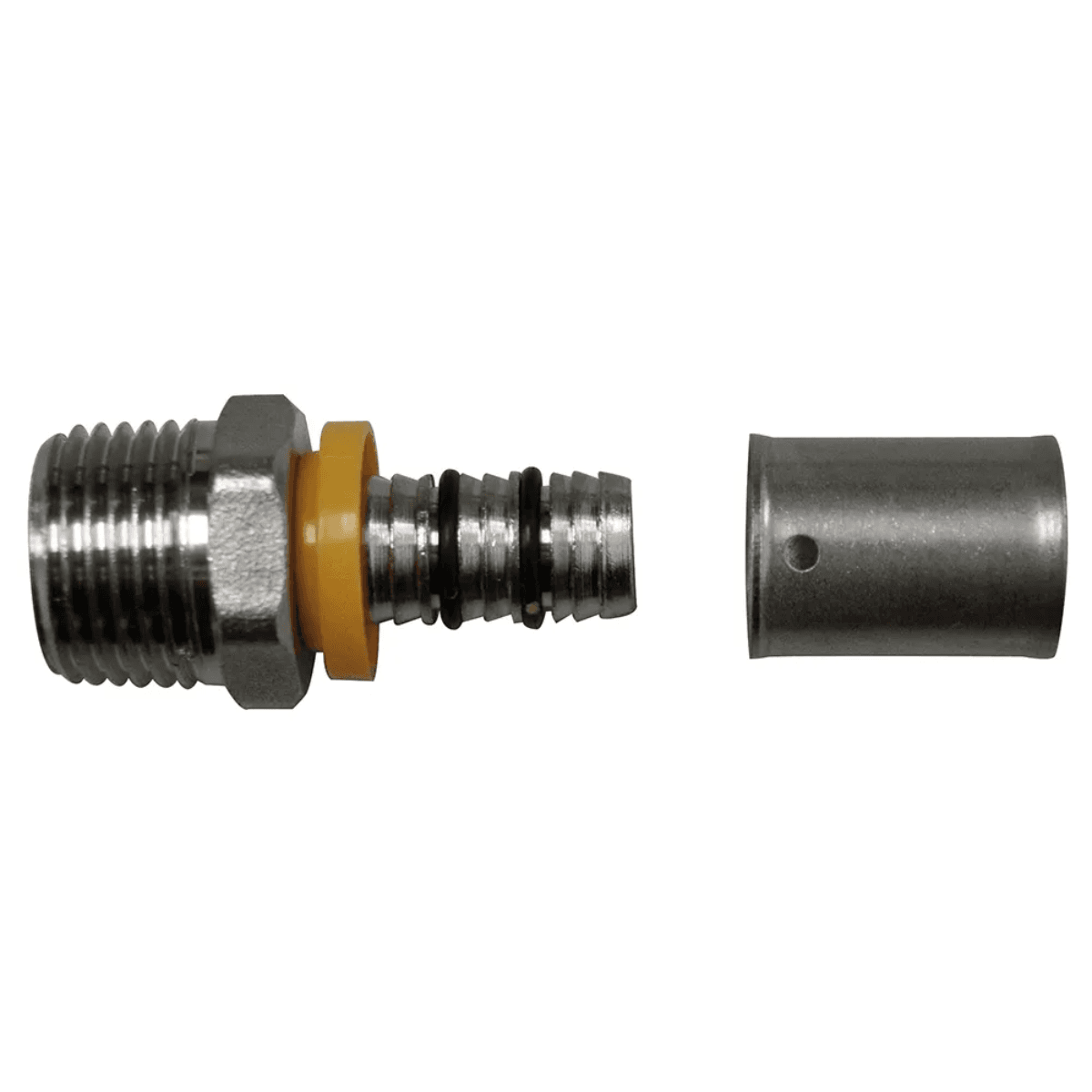 Conexão Fixa Macho Multicamada Pex Gás 20 mm x 1/2″ – Astra