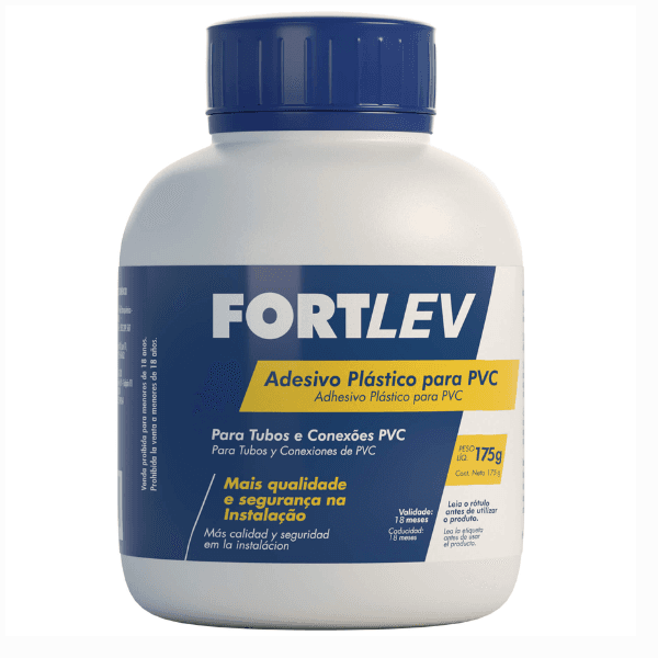 Adesivo Tubo PVC Cola Para Cano Com Pincel 175g – Fortlev