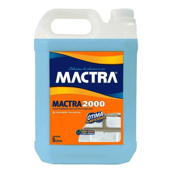 Impermeabilizante Para Argamassa E Concreto 2000 5L – Mactra