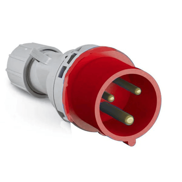 Plugue Móvel KM 3 Polos 380/415V 16A Vermelho – Krausmuller