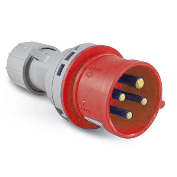KM Plugue Móvel 4 Polos 380/415V 16A Vermelho – Krausmuller