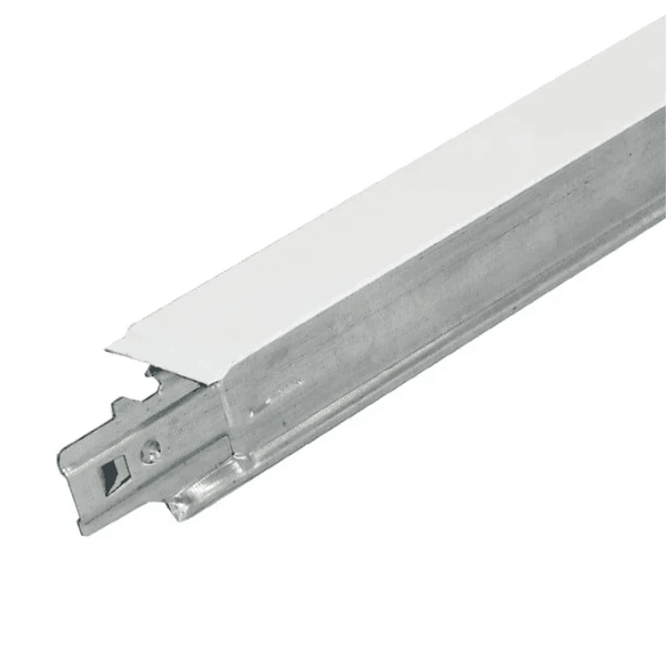 Perfil Forro Modular Travessa T24 Clicado 1250mm Branco Rupia