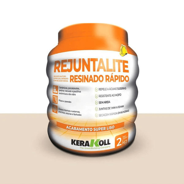 Rejunte Rejuntalite Resinado Champagne 2kg Kerakoll