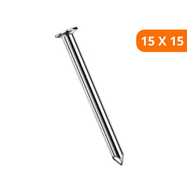 Prego Polido Com Cabeça Fera Fixa 15 X 15 Com 1KG – Fera
