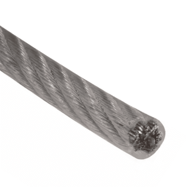 Cabo de Aço 1/4 6×7+AF RD GB SL 1770 Plastificado 100M BELLIFT