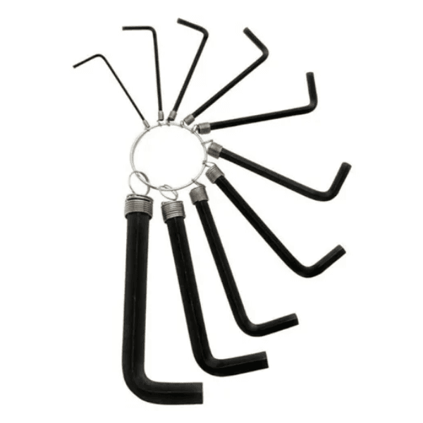 Chave Allen 1/16 A 3/8 10 peças – Brasfort