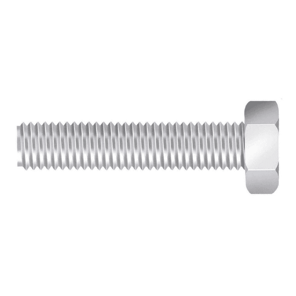 Parafuso Sextavado Rosca Total Branco 5.8 DIN933 5X25mm 1 Unidade – Wurth