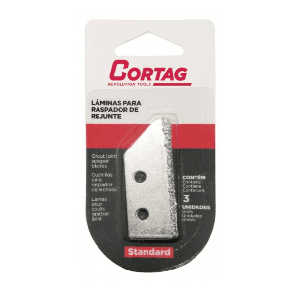 Kit Lâminas Para Raspador De Rejunte Standard – Cortag