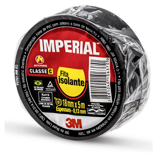 Fita Isolante Imperial Slim 18mmx05m – 3M