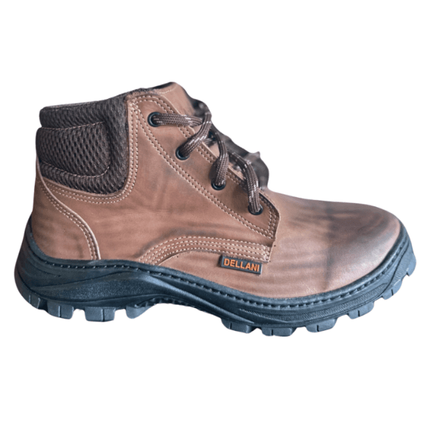Bota de Segurança Couro Vaqueta Cor Tabaco Nº37 – Dellani