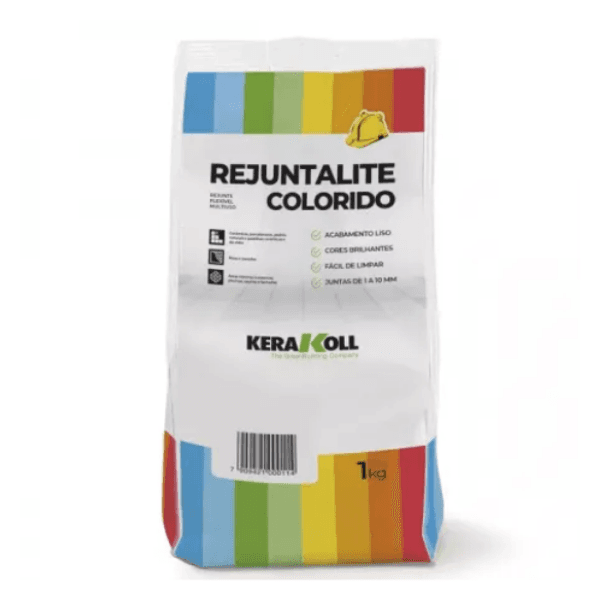 Rejunte Rejuntalite Colorido Cinza Ferro 1kg – Kerakoll