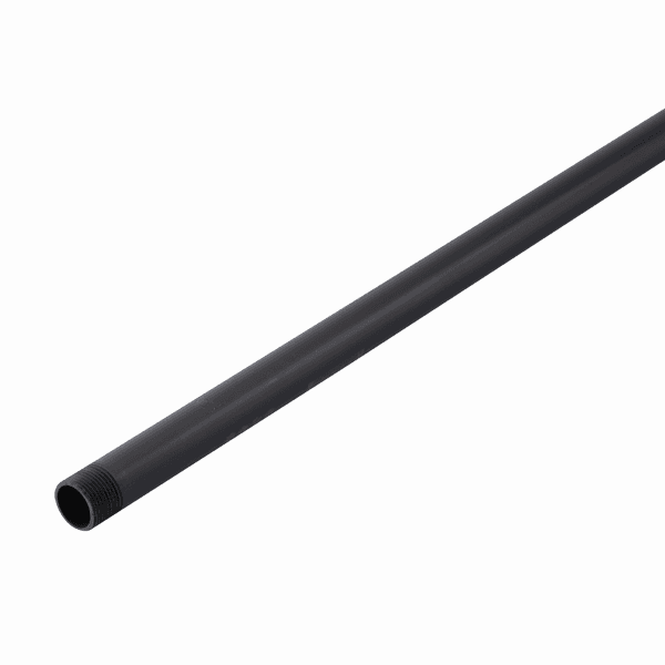 Eletroduto PVC Roscavel de 3/4″x3M Antichamas Rigido Preto Leve Hidrossol.