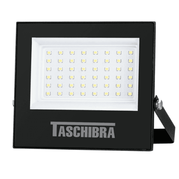 Refletor TR Led Slim 50W 6500K Preto – Taschibra