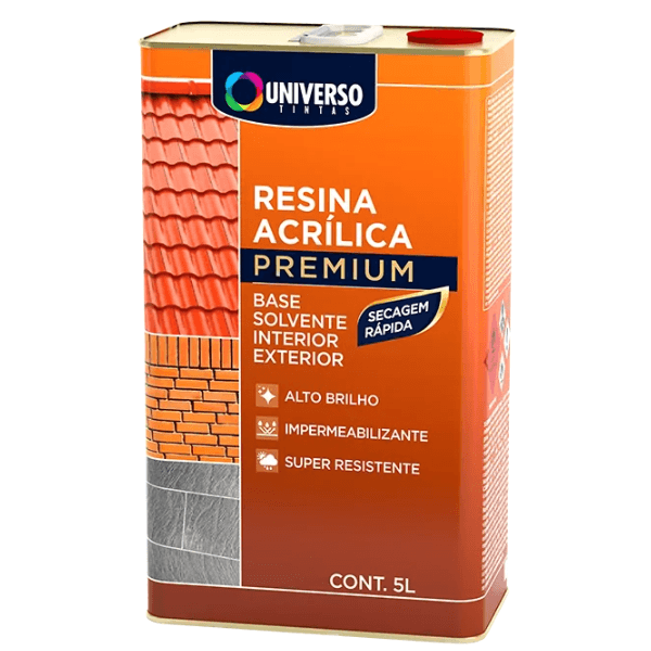 Resina Acrílica Incolor Premium 5L – Universo