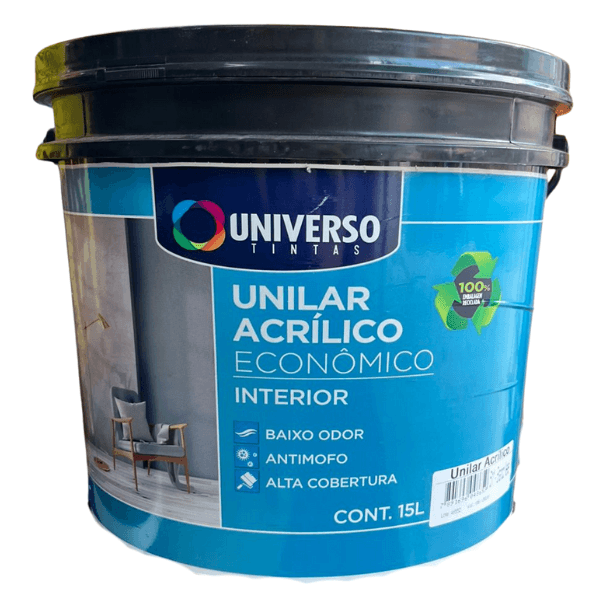 Tinta Acrílica Unilar Econômica Branco Neve 15L – Universo
