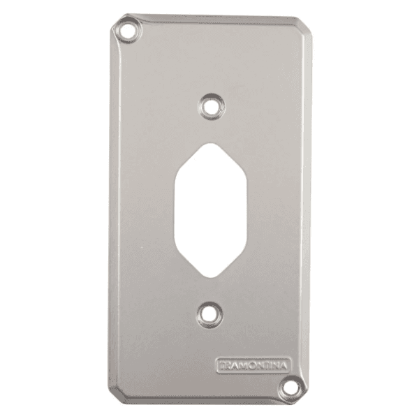 Tampa Para Condulete de 1″ Com 1 Posto Vertical Para Tomada – Tramontina