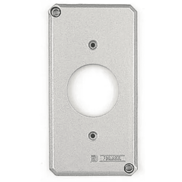 Tampa Para Condulete de 1″ Com 1 Posto Vertical Para Tomada Redonda – Tramontina