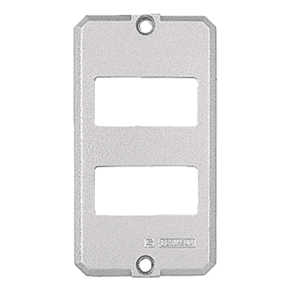 Tampa Condulete 1/2″ e 3/4″ Com 2 Postos Afastados sem Pintura – Tramontina