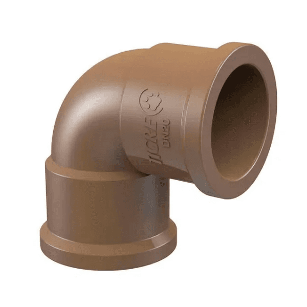 Joelho 90° Marrom Soldável 75mm(2.1/2″) – Tigre